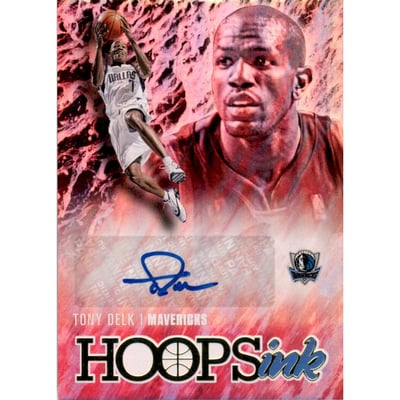 2020-21 Hoops Hoops Ink #14 Tony Delk
