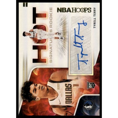 2020-21 Hoops Hot Signatures Rookies #25 Tyrell Terry