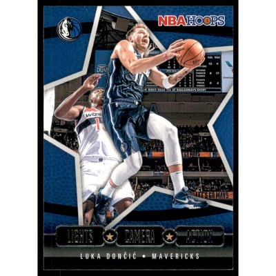 2020-21 Hoops Lights Camera Action #18 Luka Doncic