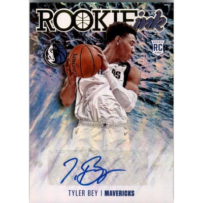 2020-21 Hoops Rookie Ink #7 Tyler Bey