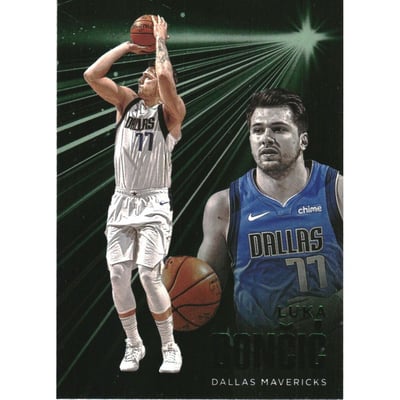 2020-21 Panini Chronicles Green #228 Luka Doncic/Essentials