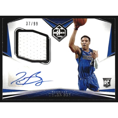 2020-21 Panini Chronicles Limited Rookie Jersey Autographs #26 Tyler Bey/99