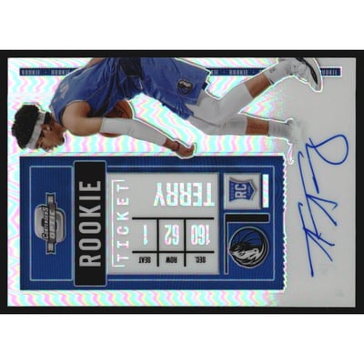2020-21 Panini Contenders Optic Variations #139 Tyrell Terry AU