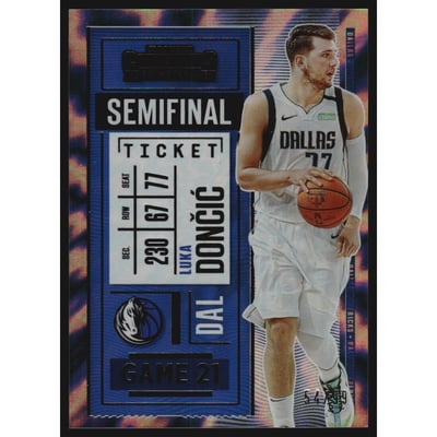 2020-21 Panini Contenders Semifinal Ticket #85 Luka Doncic