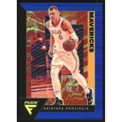 2020-21 Panini Flux Blue #38 Kristaps Porzingis