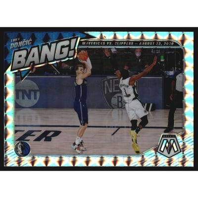 2020-21 Panini Mosaic Bang! Mosaic #1 Luka Doncic