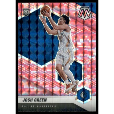 2020-21 Panini Mosaic Mosaic Camo Pink #230 Josh Green