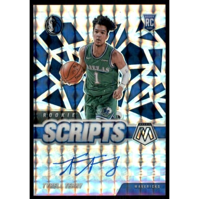 2020-21 Panini Mosaic Rookie Scripts #37 Tyrell Terry