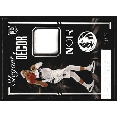 2020-21 Panini Noir Elegant Decor Rookie Jerseys #9 Tyrell Terry