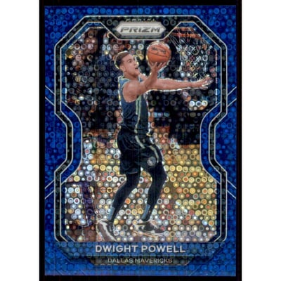 2020-21 Panini Prizm Prizms Fast Break Blue #83 Dwight Powell