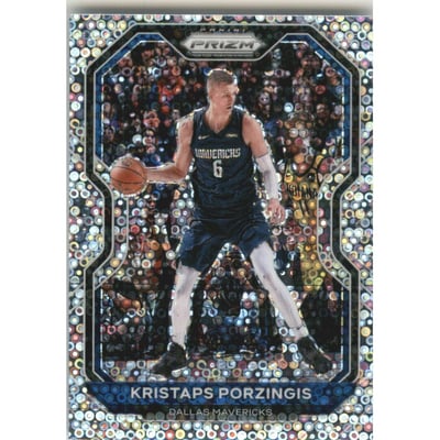 2020-21 Panini Prizm Prizms Fast Break #18 Kristaps Porzingis