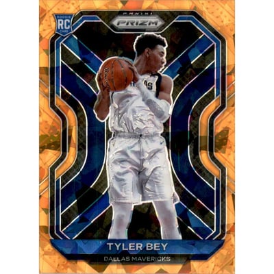 2020-21 Panini Prizm Prizms Orange Ice #251 Tyler Bey