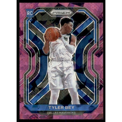 2020-21 Panini Prizm Prizms Purple Ice #251 Tyler Bey