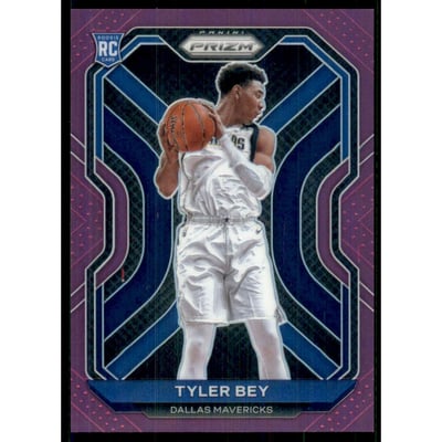 2020-21 Panini Prizm Prizms Purple #251 Tyler Bey
