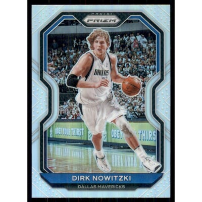 2020-21 Panini Prizm Prizms Silver #180 Dirk Nowitzki
