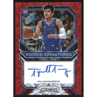 2020-21 Panini Prizm Rookie Signatures Prizms Choice #39 Tyrell Terry