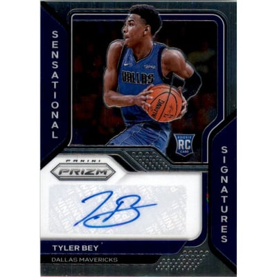 2020-21 Panini Prizm Sensational Signatures #61 Tyler Bey