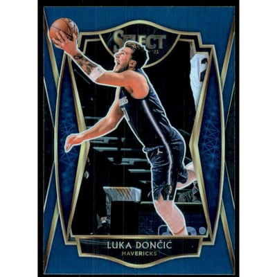 2020-21 Select Prizms Blue #150 Luka Doncic