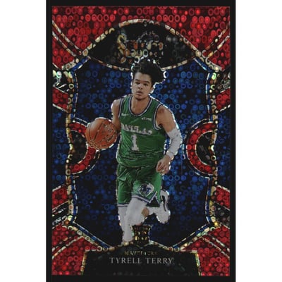 2020-21 Select Prizms Red Disco #91 Tyrell Terry