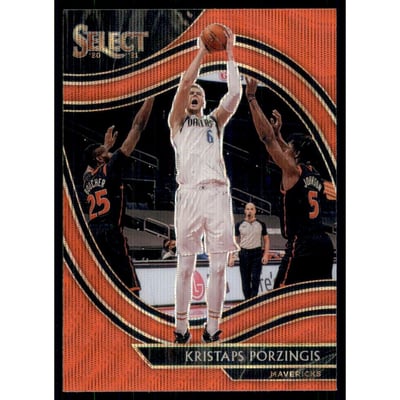 2020-21 Select Prizms Red Wave #244 Kristaps Porzingis