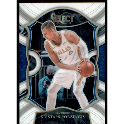 2020-21 Select Prizms White #43 Kristaps Porzingis