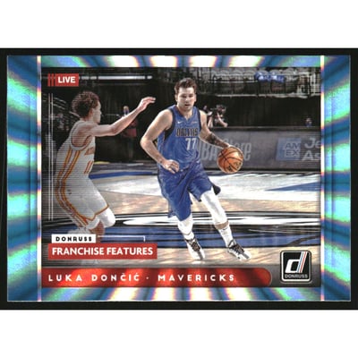 2021-22 Donruss Franchise Features Holo Teal Laser #1 Luka Doncic