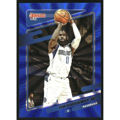 2021-22 Donruss Holo Blue Laser #183 Tim Hardaway Jr.