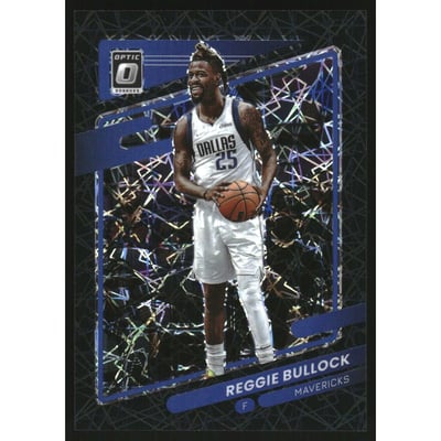 2021-22 Donruss Optic Black Velocity #125 Reggie Bullock