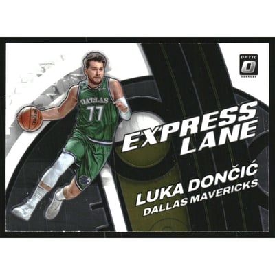 2021-22 Donruss Optic Express Lane #7 Luka Doncic