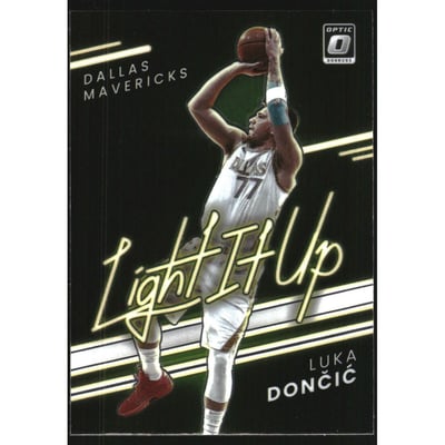 2021-22 Donruss Optic Light It Up #10 Luka Doncic