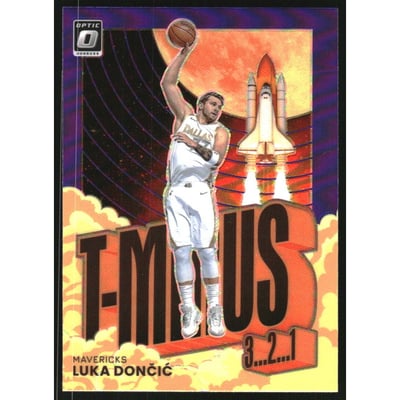 2021-22 Donruss Optic T-Minus 3...2...1... Purple #7 Luka Doncic