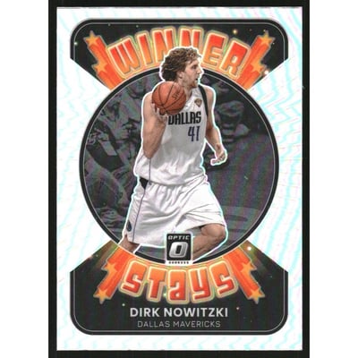 2021-22 Donruss Optic Winner Stays Holo #20 Dirk Nowitzki