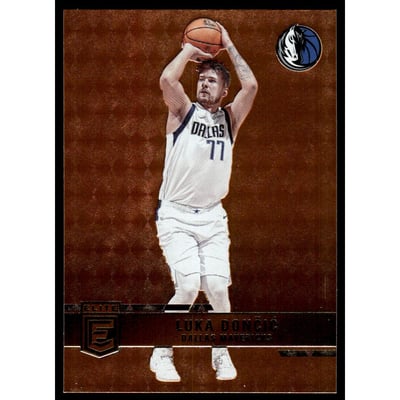 2021-22 Elite Orange #109 Luka Doncic