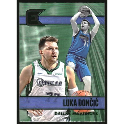 2021-22 Panini Chronicles Green #304 Luka Doncic/Essentials