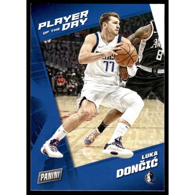 2021-22 Panini Player of the Day #1 Luka Doncic