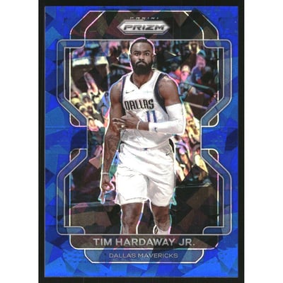 2021-22 Panini Prizm Prizms Blue Ice #70 Tim Hardaway Jr.