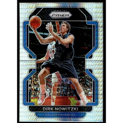 2021-22 Panini Prizm Prizms Hyper #289 Dirk Nowitzki