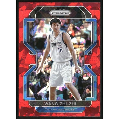 2021-22 Panini Prizm Prizms Red Ice #273 Wang Zhi-zhi