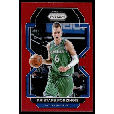 2021-22 Panini Prizm Prizms Red #74 Kristaps Porzingis