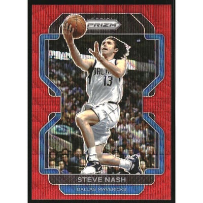 2021-22 Panini Prizm Prizms Ruby Wave #264 Steve Nash