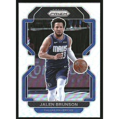 2021-22 Panini Prizm Prizms Silver #144 Jalen Brunson