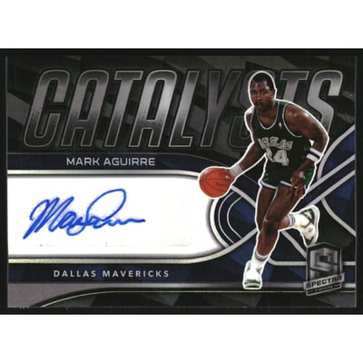 2021-22 Panini Spectra Catalysts Signatures #16 Mark Aguirre/99