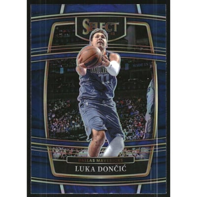 2021-22 Select Prizms Blue #12 Luka Doncic