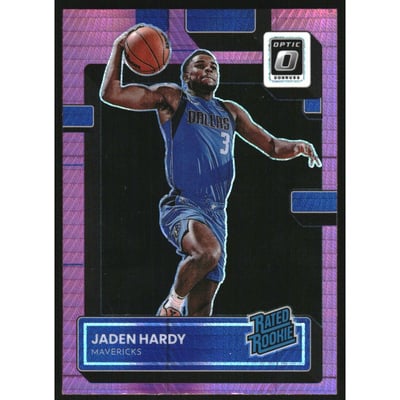 2022-23 Donruss Optic Hyper Pink #248 Jaden Hardy RR