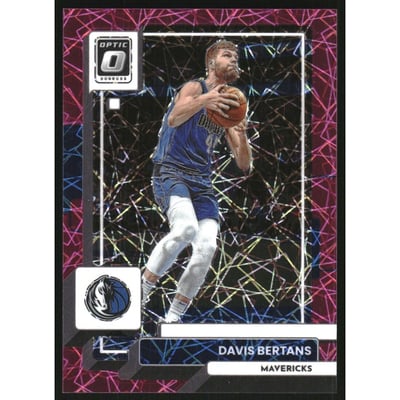 2022-23 Donruss Optic Pink Velocity #156 Davis Bertans