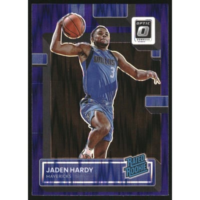 2022-23 Donruss Optic Purple Shock #248 Jaden Hardy RR