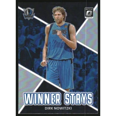 2022-23 Donruss Optic Winner Stays Holo #7 Dirk Nowitzki