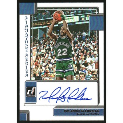 2022-23 Donruss Signature Series #92 Rolando Blackman