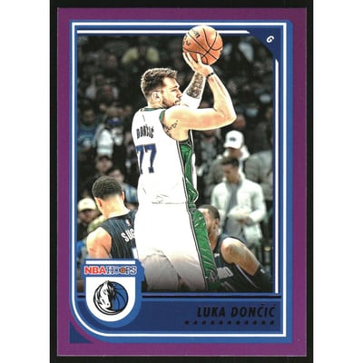 2022-23 Hoops Purple #119 Luka Doncic