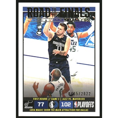 2022-23 Hoops Road to the Finals #34 Luka Doncic/2022